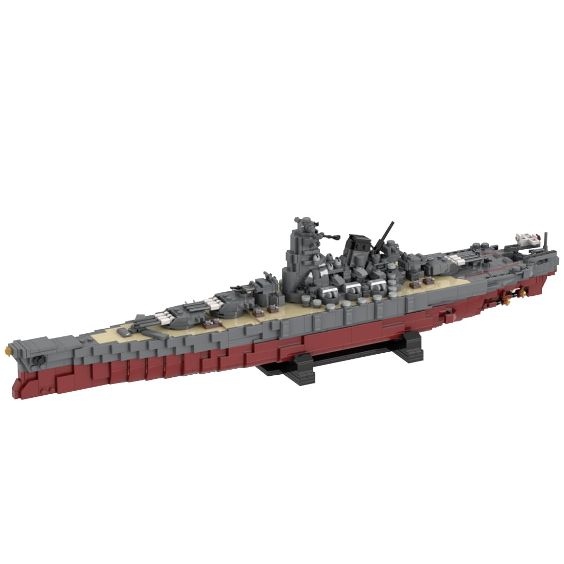 Amazon.co.jp: GoAssemb ヤマト戦艦 軍用ビルディングブロックセット